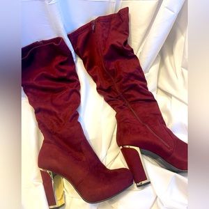 Limited Edition Torrid Boots -Burgundy